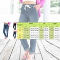 thumbnail image 3 of Women Casual Simple Fashion Strap Zipper Jeans Half Elastic Waist Casual Pocket Straight Denim Trousers, 3 of 5