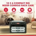 thumbnail image 2 of SKB Roto Rack/Mixer Console, 10U Slanted Rackmount on top, 6U Rackmount in Front, 2 of 10