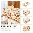 thumbnail image 2 of Yayeee Collapsible Cube Storage Bin with Lid Fabric Closet Decorative Basket with Handles, Fall Book, 2 of 7