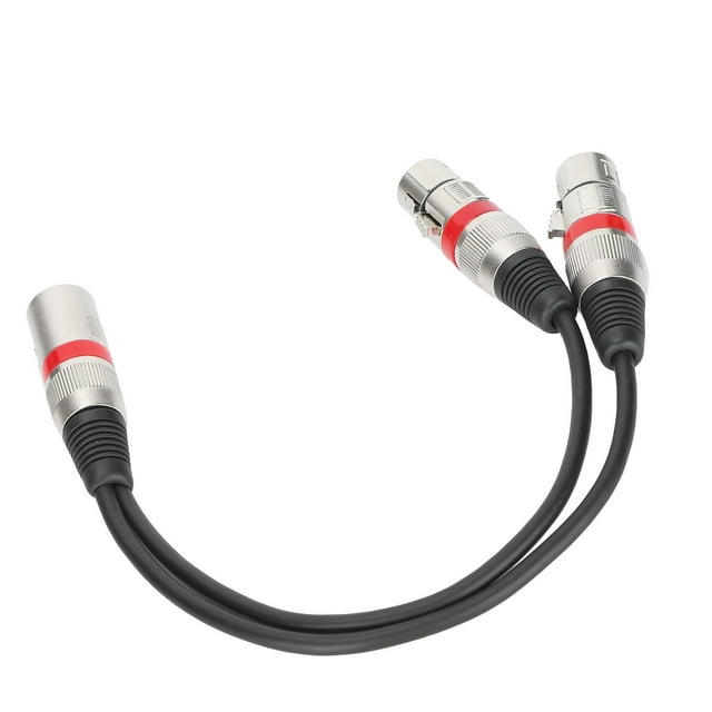 Cable divisor XLR Nikou JD6067 0,3 m XLR macho a doble XLR hembra