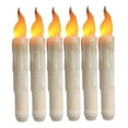 thumbnail image 1 of Velas de té LED sin llama, pilas AA, velas falsas sin aroma, 6 unidades, blancas Blanco, 1 of 9