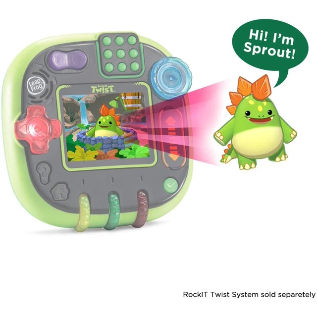 Paquete de juego Dinosaurio Virtual RockIt Pets LeapFrog 802371330 Diversión Multijuegos Habilidades Medir Contar Multicolor Unisex Leap Frog 802371330