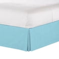 thumbnail image 2 of The Great American Store- Pleated Bed-Skirt Full Size – Light Blue Luxury Double Brushed 100% Microfiber, 30” inch Tailored Drop, 2 of 4