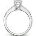 thumbnail image 2 of 14K White Gold 14Kw True Origin Lab Grown Diamond Vs/Si, D E F, Semi-Mount Engagement Rin (Size 7) Made In India rm2643e-200-wld, 2 of 5