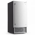 thumbnail image 1 of Costway Freestanding Ice Maker, 110 lbs/24H Undercounter/ Ice Machine with 25 lbs Capacity Silver&Black, 1 of 1