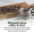 thumbnail image 6 of Hamilton Beach Custom Grind Electric Coffee Grinder, 14 Cups, Black, 6 of 10