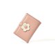 thumbnail image 1 of Cartera de estudiante sencilla, dulce, fresca y linda con flores, estilo japonés y coreano, billetera corta de tres pliegues, 1 of 6