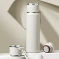 thumbnail image 1 of Termo de acero inoxidable, botella aislante hermética con vaso para beber, 1 of 5