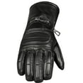 thumbnail image 7 of Men’s Winter Gauntlet Motorcycle Gloves, 100% Natural Sheep Leather, Thinsulate Thermal Heated Lining, Full Windproof Cold Weather Water Resistant, Reinforced Warm Biker Driving Glove Black XL, 7 of 7