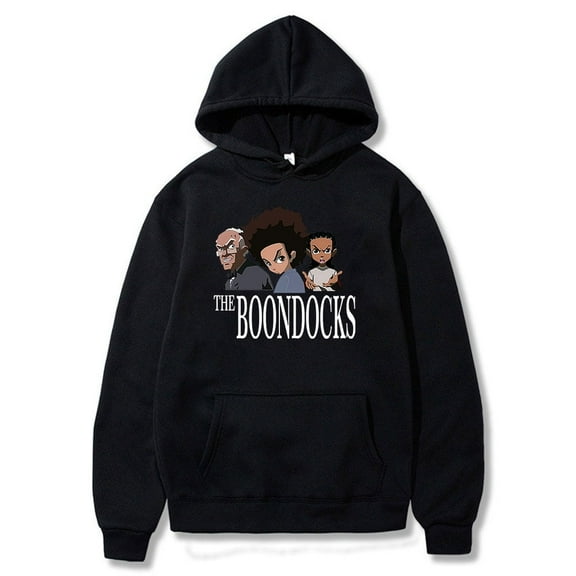 The Boondocks Anime Hoodie women's men's fashionable cartoon long sleeved street sports shirt
