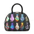 thumbnail image 3 of Sweet Cat Lunch Bag – Adorable Pattern for Funny and Loving Cat Enthusiasts, 3 of 4