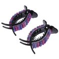thumbnail image 3 of Here's a polished and professional product description for your **Colorful Non Slip Hair Claw Clips with Rhinestones**:\n\n \n\n### 🌈 **2PCS Colorful, 3 of 3