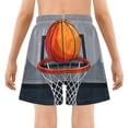 thumbnail image 5 of joogoo A Basketball Boys Swim Trunks Beach Swimsuit Shorts Boxer 7Y, 5 of 8