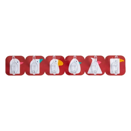 

Cutable Hook Free Punching Strong Adhesive Bathroom Wall Hanging Wall Seamless Door Back Hook Kitchen Sticker
