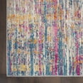 thumbnail image 2 of 2â€™ x 3â€™ Ivory Abstract Striations Scatter Rug, 2 of 5