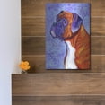 thumbnail image 5 of Luxe Metal Art 'Brindle Boxer Dog' by Rebecca Wang Art, Metal Wall Art, 12"x16", 5 of 9