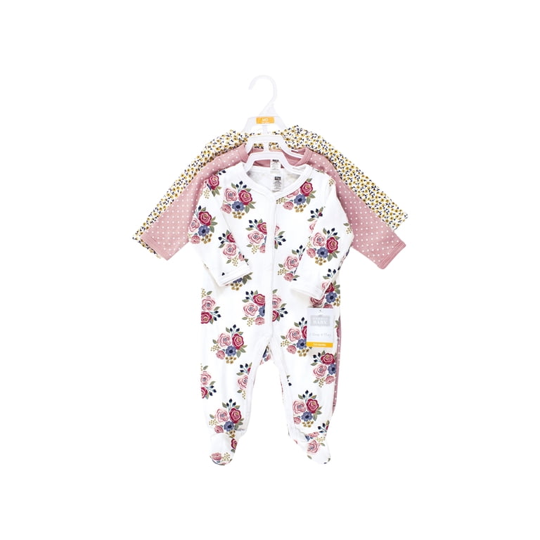 Hudson Baby Long Sleeve Sleep and Play, 3-Pack photo 5