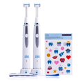 thumbnail image 1 of Triple Bristle Kids Sonic Toothbrush 2 Pack 3-Sided Brushing to Clean Teeth and Gums Dentist Created & Approved Fun Sticker Rewards Rechargeable Toothbrush, 1 of 4