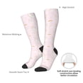 thumbnail image 4 of Honeii Rainboe And Rabbit Print Long Socks,Novelty Design Socks Gift for Men and Women,Crew Socks,Calf Socks, 4 of 6