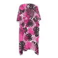 thumbnail image 5 of DISNIMO Monstera Hibiscus Print Women's Kimono Swimsuit Cover Ups Cardigan Summer Cover Up Casual Loose Beach Coverups for Vacation, 5 of 6