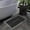 Rectangle Dark Grey, variant on Rubber Non-Slip Quick Dry Bathroom Rugs Super Absorbent Thin Bath Mat Fit Under Door, Fashion Washable Rectangle Bathroom Floor Rugs for Bathroom, Bathtub, Shower and Sink(20"x32",Blue)