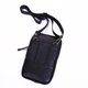 thumbnail image 2 of 5 uds Bolso de hombro para teléfono con cremallera de mensajero informal de cuero genuino para hombre (negro), 2 of 5