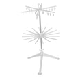 thumbnail image 4 of Tendedero de ropa, soporte de secado plegable, estante de secado de pañales a prueba de viento, colgador para niños para el hogar, interior, niños y 75cmx70cmx130cm, 4 of 10