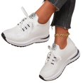 thumbnail image 5 of YOUYEDIAN Sneakers for Women Fashion Lace-up Breathable Mesh Casual Platform Comfy Sneakers Versatile Soft Mesh Slip On Sport Walking Shoes, 5 of 5