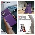 thumbnail image 5 of ChicShell For iPhone 16 Case with Cards Holder, Anti-scratch Shockproof Protection Cover For iPhone 16 Wallet Phone Case, Purple, 5 of 7