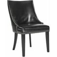 thumbnail image 4 of Safavieh Afton Bicast Leather Side Chair with Silver Nail Heads, Set of 2, 4 of 5