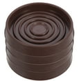 thumbnail image 3 of 4Pcs Round Furniture Coasters Rubber Furniture Feet Cups Furniture Castor Cups, 3 of 6