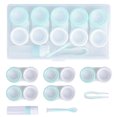 thumbnail image 1 of Lot de 5 Boîtes de Rangement pour Lentilles de Contact, Kits de Voyage Portables, 1 of 9