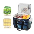 thumbnail image 2 of FORMRS Insulated Cooler Bag 24 Cans Capacity Soft Leakproof Lunch Box with Side Pockets, Floral Occean, 2 of 7
