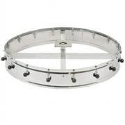 Carlisle 3816CH 18" Stainless Steel 16 Clip Ceiling Mounted Order Wheel Ticket Holder