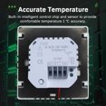 thumbnail image 2 of Riwcyla Smart Controller for Heating LCD Display Touch Screen Week Programmable Underfloor Heating Thermostats for Home Office School Hotel, 2 of 6