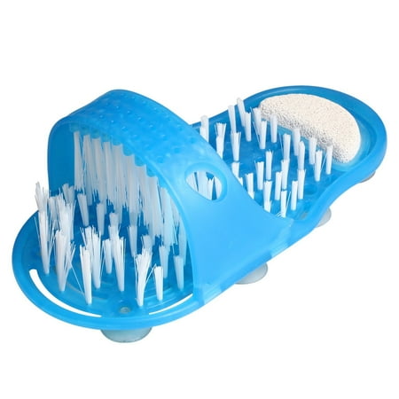 

Unisex Home Bathroom Massage Slippers with Brush Exfoliating Feet Cleaner Relieve Pain Easy Foot Scrubber Bathing Massager