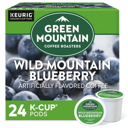 Green Mountain Coffee Roasters, Wild Mountain Blueberry Light Roast K-Cup Coffee Pods, 24 Count (Pack of 2)