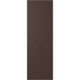thumbnail image 5 of Ekena Millwork 17 1/2"W x 40"H Americraft Five Board Exterior Real Wood Two Equal Panel Framed Board-n-Batten Shutters (Per Pair), Raisin Brown, 5 of 9