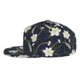 thumbnail image 3 of Fotbe Lilies Flowers Flat Bill Visor Cap Classic Snapback Hat Polyester Foam Trucker Hat Trucker Cap Adjustable Baseball Cap, 3 of 9
