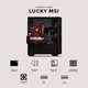 thumbnail image 5 of Gabinete XTREME PC GAMING MSI Lucky Edition Mini Torre 4 Fan RGB Negro CXTLUMABK, 5 of 6