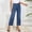🔥 Blue, variant on Sentmoon Stretchy Wide Leg Jeans for Women Stylish Casual Denim Jeans Pants High Waist Loose Fit Pocket Detail Straight Leg Solid Color Full Length Trousers for Weekend Daily Wear S-2XL