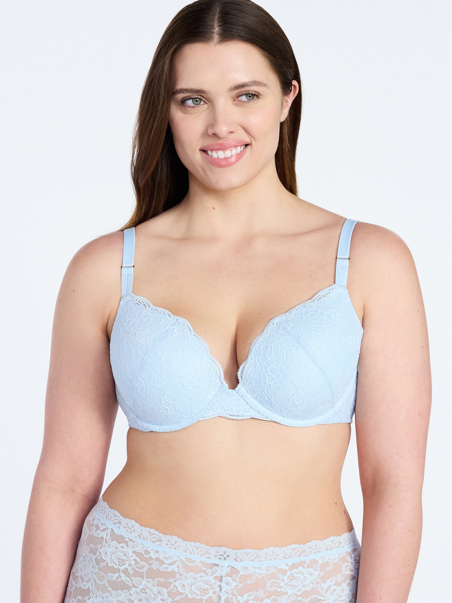 Joyspun Women's Lace Push Up Bra, Sizes 34A-36DD