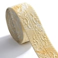 thumbnail image 5 of 393.7" X 4.3" Self Adhesive Flexible Foam Molding Trim Wallpaper Border 3D Sticky Decorative Wall Lines Peel And Stick Wall Baseboard Trim For Home Hotel Diy Decor, 5 of 6