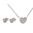 thumbnail image 1 of Juego de Joyería para Mujer de Corazón LuckyLy Collar y Aretes Baño con Zirconia Cúbica Modelo Melody UNITALLA, 1 of 7