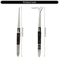 thumbnail image 3 of Crosses Lock Tweezer with Straight Elbow Tip Auto Closing Tweezer for Jewelry Making Repair Welding Soldering Clamp Clip, 3 of 8