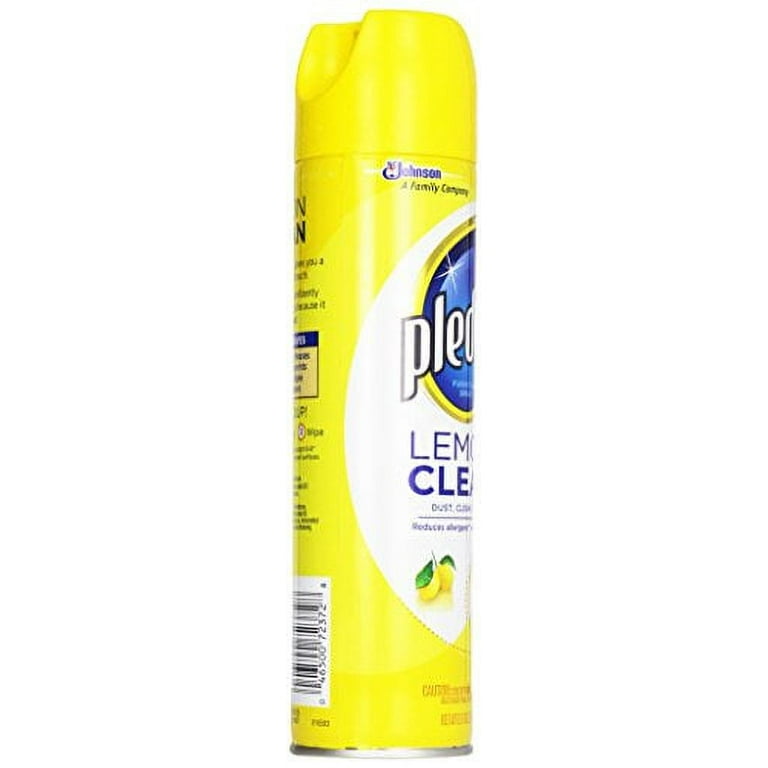 Pledge Original Clean Wood Spray, Lemon Scented Furniture Polish