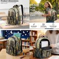 thumbnail image 3 of Pzuqiu Elephant Print Kids Backpack for School 4pcs 17 Inch Girls Backpack with Lunch Box Pencil Case Water Bottle Holder Kids Backpacks Lightweight Casual Daypack for Girls Middle School, 3 of 7