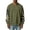 Army Green, variant on Men Ribbed Knit Pullover Crewneck Sweatshirt with Long Raglan Camo Print Sleeves and Relaxed Fit for Casual Wear Khaki 2XL