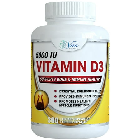 Vitamin D3 5000 Iu Softgels