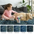 thumbnail image 5 of Wondo 5' x 8' Low Pile Area Rugs, Machine Washable Rug for Living Room, Bedroom, Kids' Room & High-Traffic Areas, Navy Blue, 5 of 7